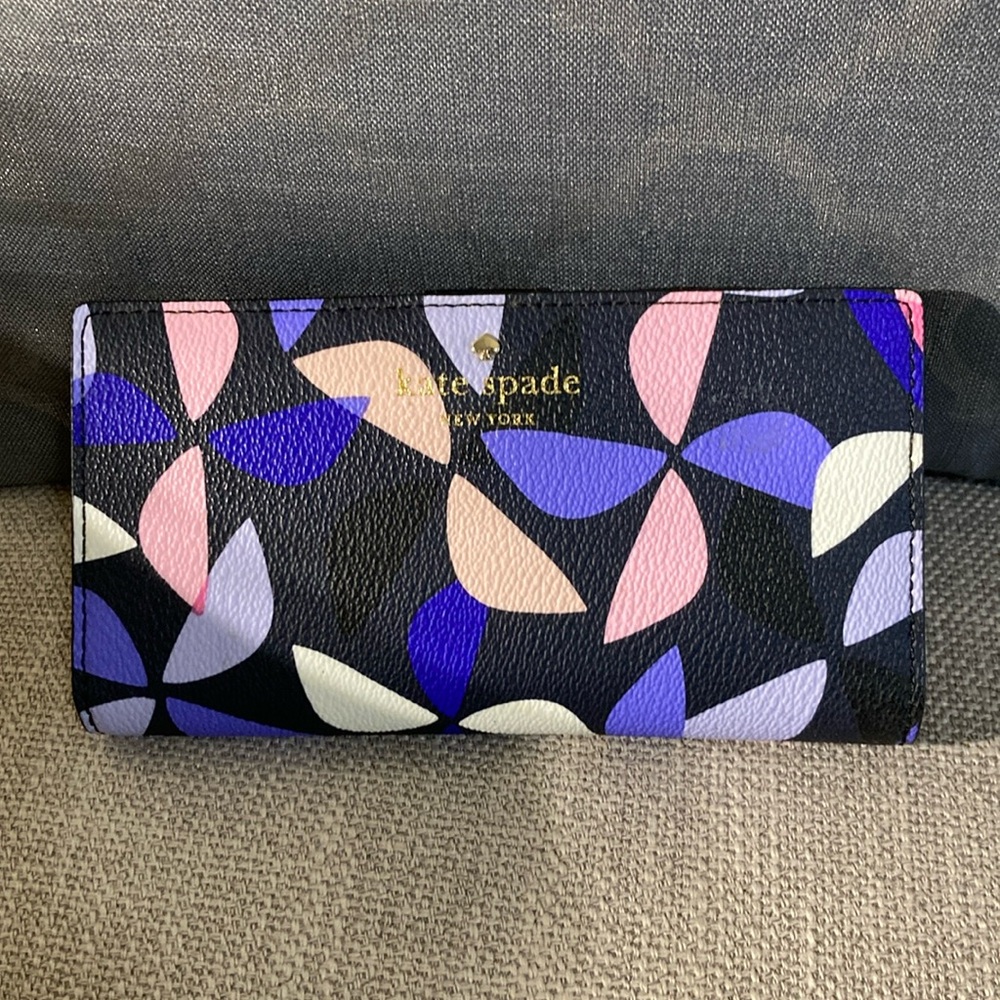 Kate Spade Floral Slim Wallet